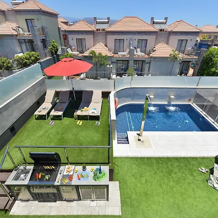 Meloneras Deluxe Luxury Retreat In Gran Canaria Private Heated Pool Garden Terrace Bbq Fitness Walking Distance Of Meloneras, Villa *