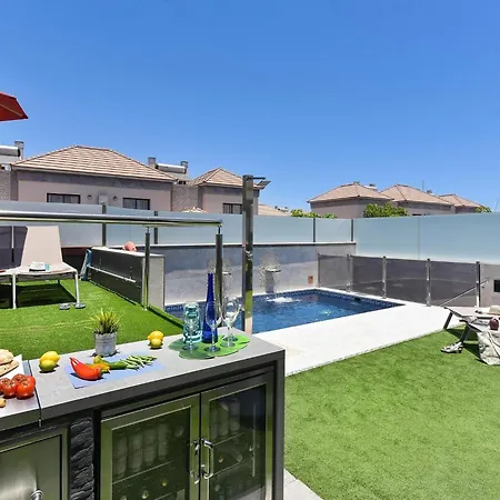 Вилла Meloneras Deluxe Luxury Retreat In Gran Canaria Private Heated Pool Garden Terrace Bbq Fitness Walking Distance Of Meloneras, *