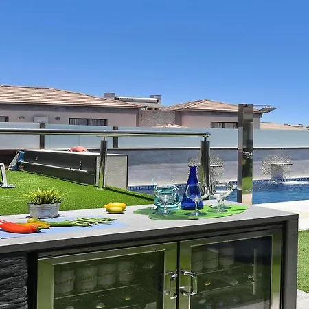 Вилла Meloneras Deluxe Luxury Retreat In Gran Canaria Private Heated Pool Garden Terrace Bbq Fitness Walking Distance Of Meloneras,