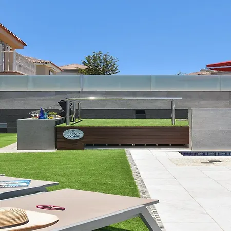 Meloneras Deluxe Luxury Retreat In Gran Canaria Private Heated Pool Garden Terrace Bbq Fitness Walking Distance Of Meloneras, *
